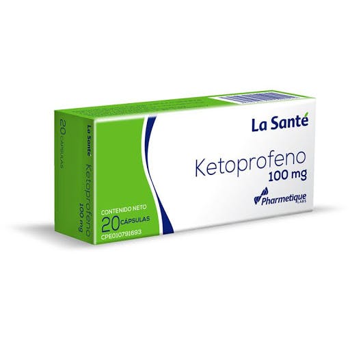 KETOPROFENO 100 mg CAP X 20
