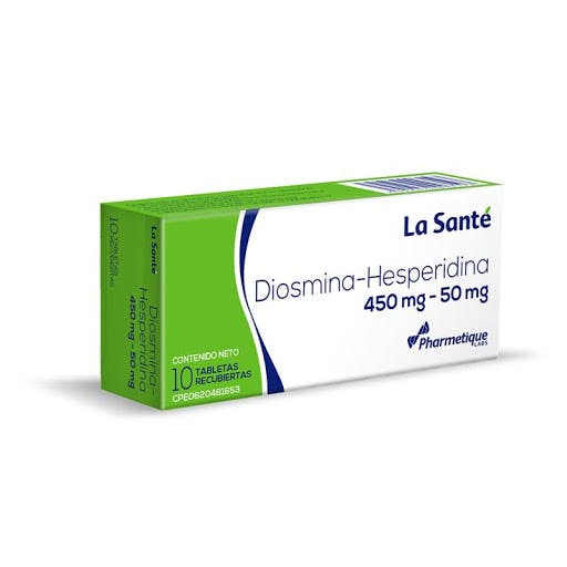 DIOSMINA-HESPERIDINA 450MG-50MG X 10TAB
