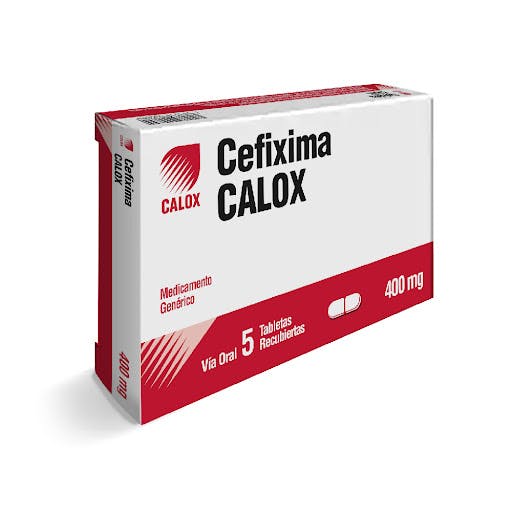 CEFIXIMA 400MG X 5 TAB CALOX
