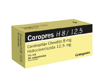 COROPRES H 8MG - 125MG X 30 COMP