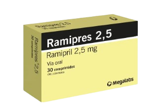RAMIPRES 25 MG X 30 COMP
