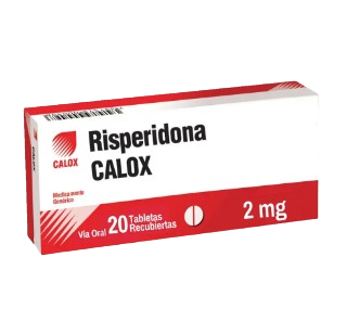 RISPERIDONA 2MG X 20TAB CALOX