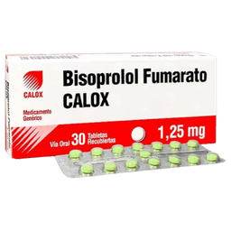 BISOPROLOL FUMARATO 1.25MG X 30TAB CALOX