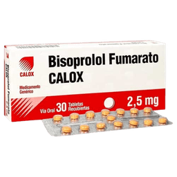 BISOPROLOL FUMARATO 2,5MG X 30TAB CALOX
