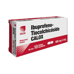 IBUPROFENO-TIOCOLCHI 400MGMG-4MG X10TAB