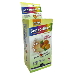 BENZODIAZOL TUTTI FRUTTI DISPLEY X 4TAB