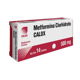 METFORMINA CLORHID 500MG X 14TAB CALOX