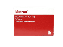 METREN 500MG X 10 CAPSULAS VAGINALES