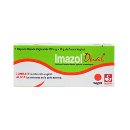 IMAZOL DUAL CREMA+OVULO 500MG X 1OVULO