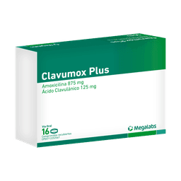 CLAVUMOX PLUS 875-125MG X 16 COMP