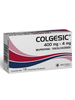 COLGESIC 400MG-4MG X 15COMP