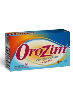OROZIM 192 MG X 20 COMPRIMIDOS