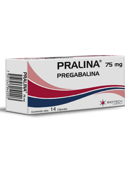 PRALINA 75MG X 14 CAP