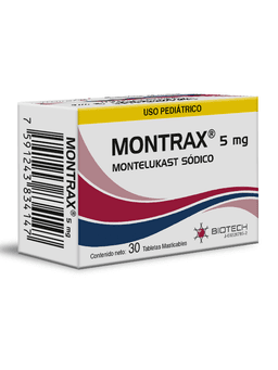 MONTRAX 5MG X 30TAB MASTICABLE